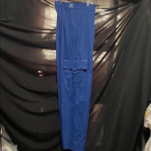 NWOT  PrettyLittleThing Cobalt Blue Oversized Cargo Pants 10